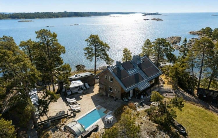 Villa am Wasser in den schwedischen Schären